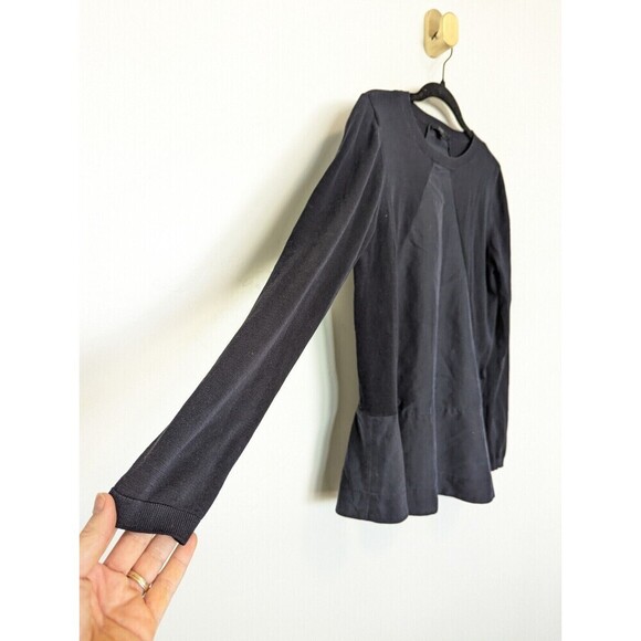 COS Sweater Women Size Small Navy Blue Long Sleeve - Picture 3 of 9